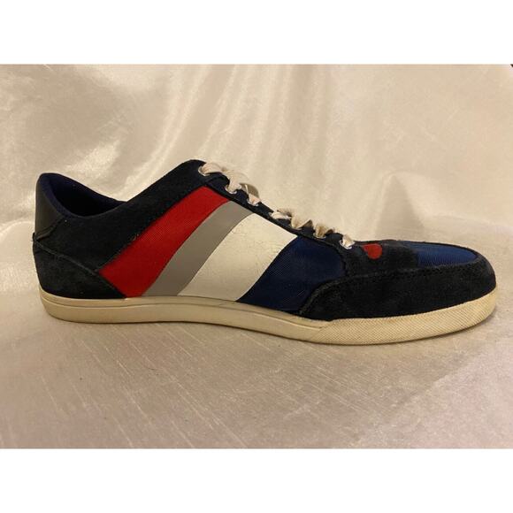 Jim Rickey Navy Blue Red White Sneakers Mens 8.5 Casual Shoes - Picture 2 of 7